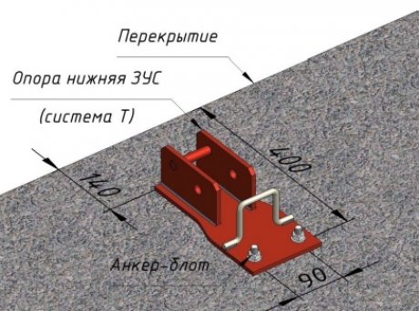 Опора нижняя